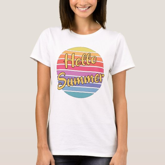 Hallo Zomer T-shirt (Voorkant)