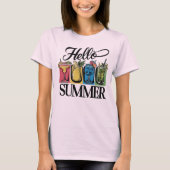 Hallo Zomer T-shirt - Gemengde Drinken (Voorkant)