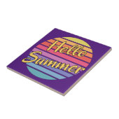 Hallo Zomer Tegeltje (Zijkant)