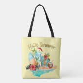 Hallo Zomer  Tote Bag (Achterkant)