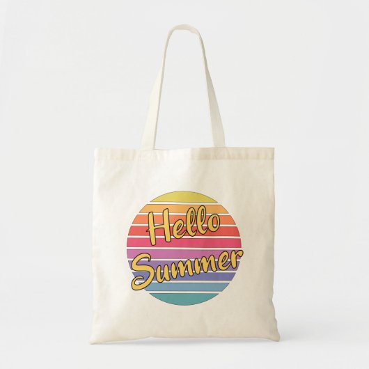 Hallo Zomer Tote Bag (Voorkant)
