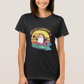 hallo zomer, Toucan op surfboard T-shirt (Voorkant)