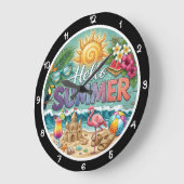 Hallo Zomer Tropisch Zandkasteel Grote Klok (Hoek)