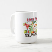 Hallo Zomer Tropische Drinken Mok – Verfrissende V (Voorkant links)