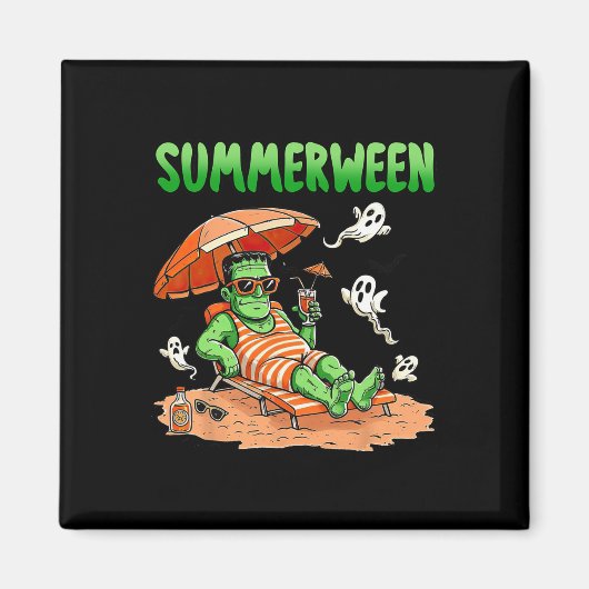 Hallo Zomer tussen Halloween Magneet (Voorkant)
