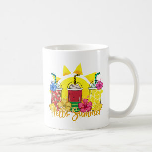 Hallo zomer   Verfrissende tropische fruitsmoothie Koffiemok