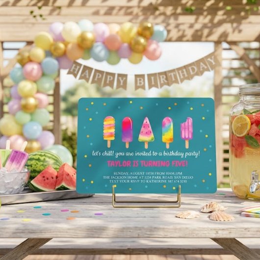 Hallo Zomer Verjaardagsfeest Kaart