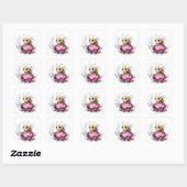 Hallo zomer  vierkante sticker (Vel)