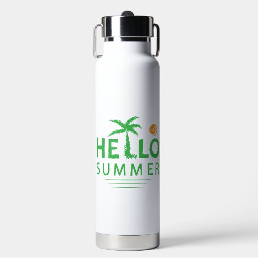 Hallo Zomer Waterfles (Voorkant)