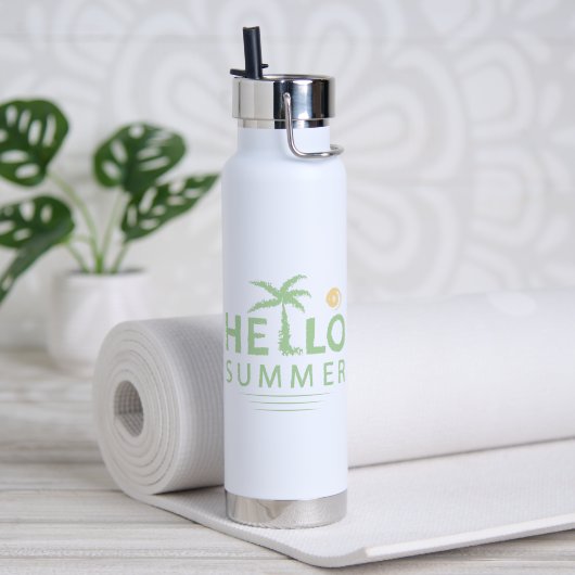 Hallo Zomer Waterfles (Yoga (Gedraaid) )