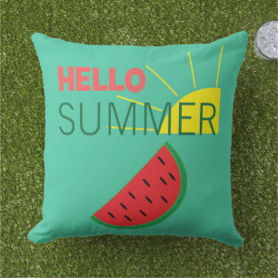 Hallo Zomer Watermeloen Buitenkussen