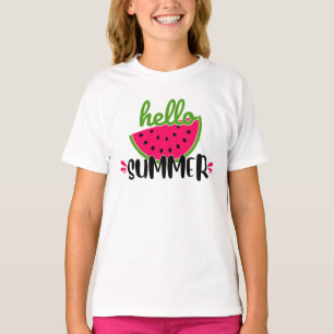 Hallo Zomer Watermeloen T-shirt