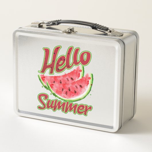 Hallo zomer | Waterverf Watermelon Design (Voorkant)