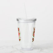 Hallo zomer | Waterverf Watermelon Design Acryl Drinkbeker (Links)