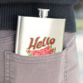 Hallo zomer | Waterverf Watermelon Design Flacon (Voorbeeld)