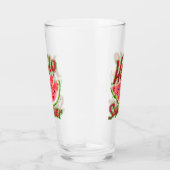 Hallo zomer | Waterverf Watermelon Design Glas (Rechts)