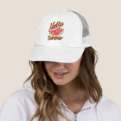 Hallo zomer | Waterverf Watermelon Design Trucker Pet (In situ)