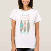 Hallo Zomer Women's Beach Vibe T-shirt (Voorkant)