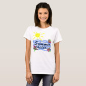 hallo Zomer zee en zon T-shirt (Voorkant volledig)