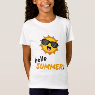 Hallo Zomer Zon met Zonnebril T-shirt