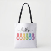 hallo zomerananas tote bag (Voorkant)