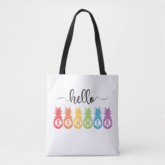 hallo zomerananas tote bag (Voorkant)