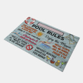hallo zomerdeuren - Pool Deurmat - Beach Doormat (Schuin)