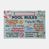hallo zomerdeuren - Pool Deurmat - Beach Doormat (Voorkant)