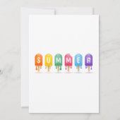 hallo zomerfeest kaart (Achterkant)