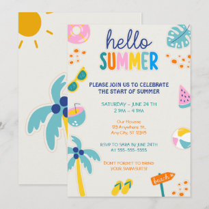Hallo Zomerfeest Kaart