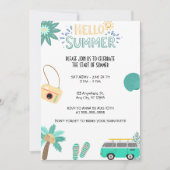 hallo zomerfeest  kaart (Voorkant)