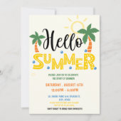 Hallo Zomerfeest, Laatste dag van de school, poolf Kaart (Voorkant)