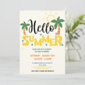 Hallo Zomerfeest, Laatste dag van de school, poolf Kaart (Staand voorkant)