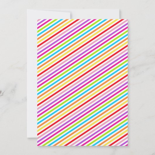 Hallo Zomerfeest Uitnodiging (Achterkant)