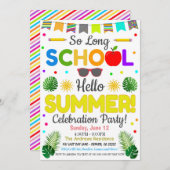 Hallo Zomerfeest Uitnodiging (Voorkant / Achterkant)