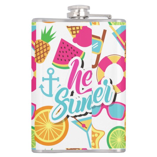 hallo zomerfles heupfles (Achterkant)