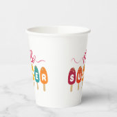 hallo zomerkleurige populatie papieren bekers (Links)