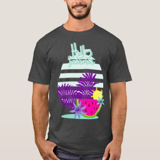 hallo zomermeloengradiënt zondeigidee t-shirt
