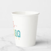 Hallo Zomerpastel Popsicles Papieren Bekers (Links)