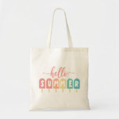Hallo Zomerpastel Popsicles Tote Bag (Voorkant)