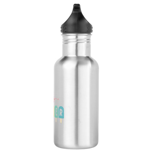 Hallo Zomerpastel Popsicles Waterfles (Rechts)