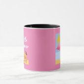 hallo zomerroze Flamingo Design - Combo Mok (Midden)