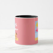 hallo zomerroze Flamingo Design - Combo Mok (Midden)