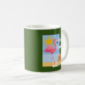 hallo zomerroze Flamingo Design - Klassieke Mok (Voorkant rechts)