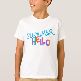 hallo zomerse coole T-shirt