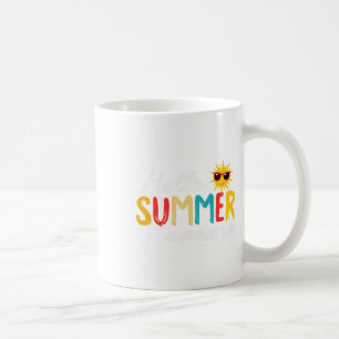 hallo zomerse gelukkige dag schoollerarenstudie koffiemok