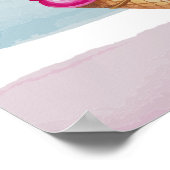 hallo zomerstaven voor de Waterverf Poster (Hoek)