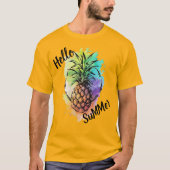 hallo zomerT-shirts voor mannen T-shirt (Voorkant)