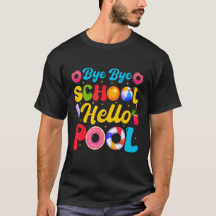Hallo Zomertijd Vaarwel School Bye school T-shirt