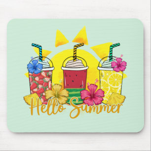 hallo zomertrilling tropische vruchten smoothie muismat